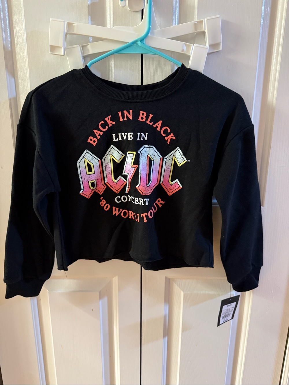 Girls Art Class Size Small (6/7) AC/DC Sweatshirt